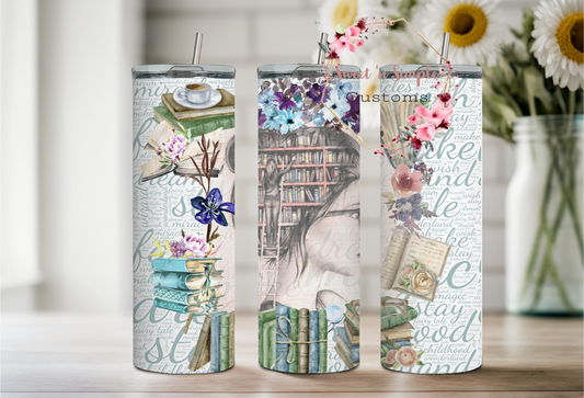 Just A Girl Who Loves Books  20oz Tumbler